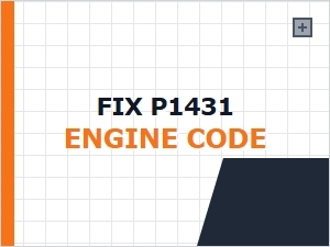 Fix P1431 Engine Code Easily